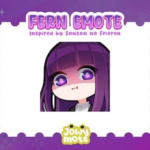 Fern Emote für Twitch und Discord, inspiriert von Sousou no Frieren