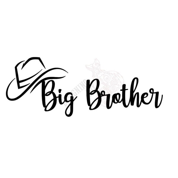 Western Cowboy Hat Big Brother PNG, SVG