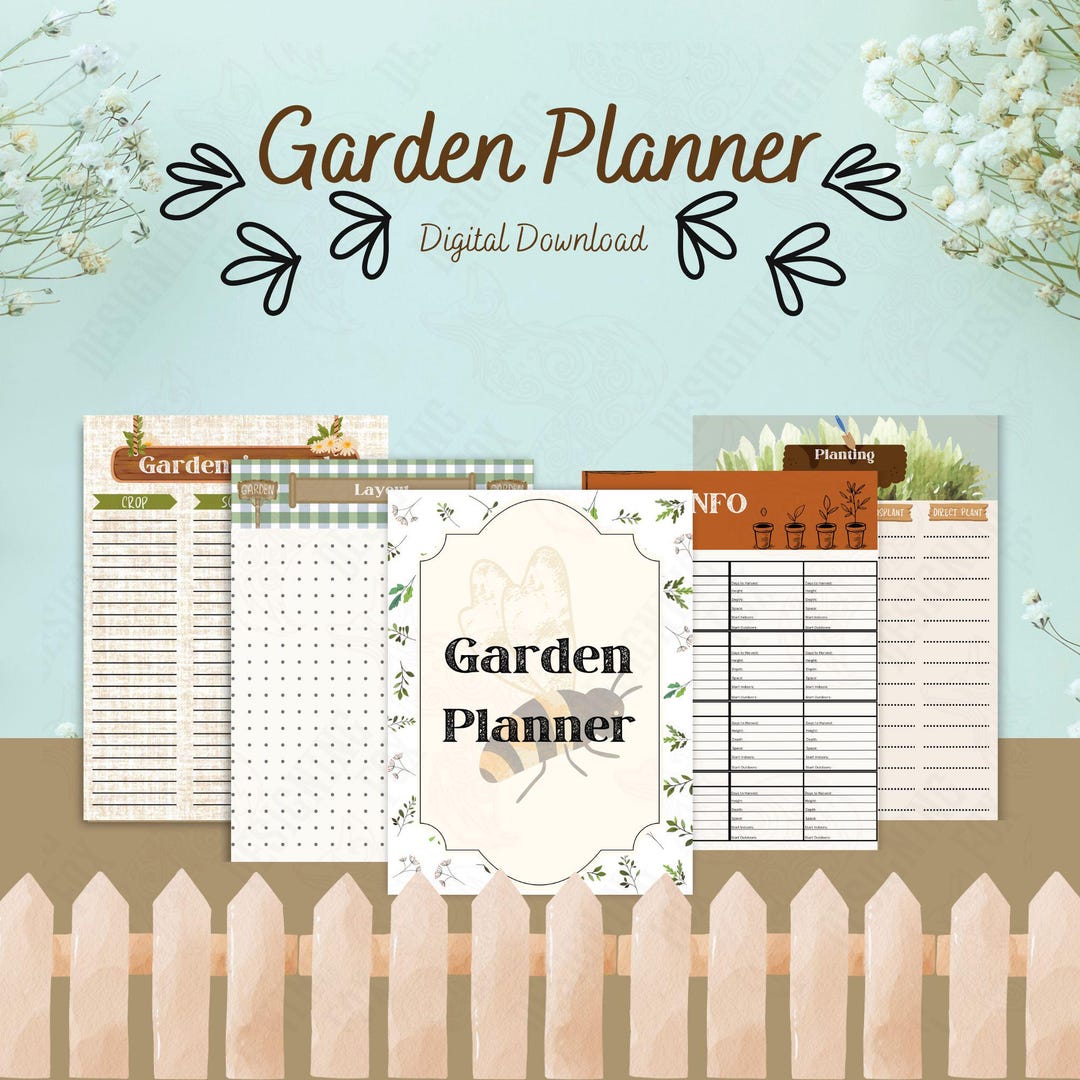 Garden Digital Planner, Goodnotes Planner, iPad Planner, Seed Planner ...
