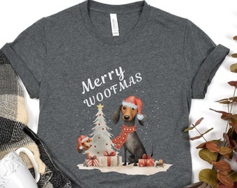 Christmas Dog Tshirt, Dog Owner Christmas Gift, Dog Christmas shirt, Dog Mom Shirt,Dog Mom Gift,  Gift for Dog Lover, Xmas T Shirt, Dog Gift
