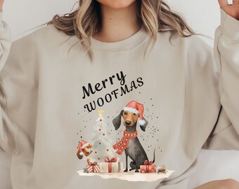 Christmas Dog Sweatshirt, Dog Owner Christmas Gift, Dog Christmas Sweatshirt, Dog Mom Sweatshirt, Gift for Dog Lover, Xmas T-shirt, Dog Gift