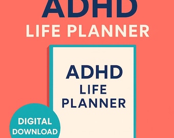 ADHD Life Planner Printable | Executive Function Organizer (PDF)