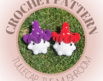 Tullecap the Mushroom Crochet Pattern PDF Download Beginner-Friendly [No-Sew] Amigurumi