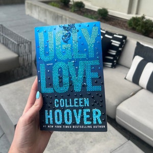Custom Bedazzled Rhinestoned Ugly Love | Bookish Gift | BookTok | Sparkle | Book Club  | Gift for Her | Colleen Hoover | Bookshelf Accessory