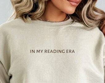 In My Reading Era Crewneck | Gildan Unisex Sweatshirt | Booktok | Gift for Readers | Book Lover Gift | Reading Sweatshirt | Eras Crewneck