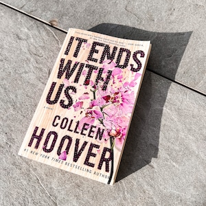 It Ends With Us Custom Handmade Bedazzled Book | Rhinestones | Sparkle | Colleen Hoover | Romance Books | Book Tok | Bookish Gift | Bookworm