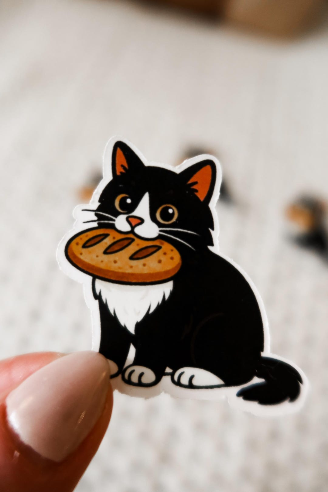 Sourdough Cat Sticker | Bread Bag Sticker | Kindle & E-reader Sticker ...
