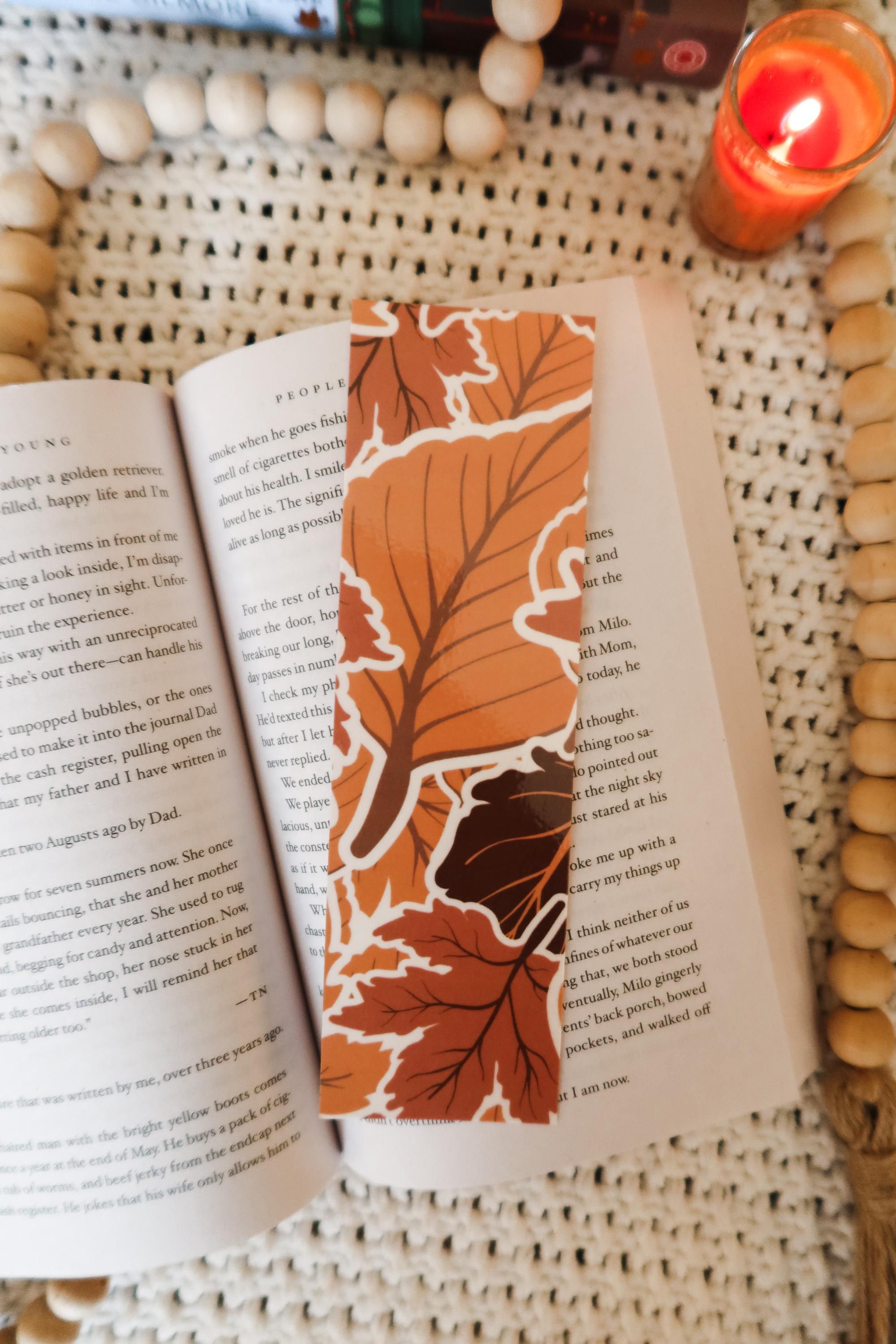 Autumn Bookmark Set | Handmade Laminated Fall Bookmarks | Pumpkin ...