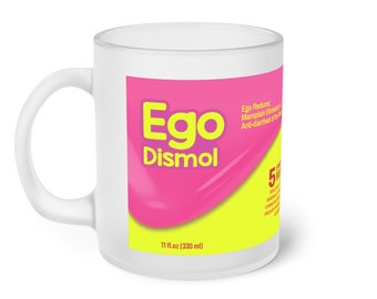 Ego Dismol - Tasse en verre givré