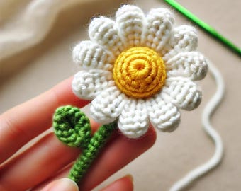 Amigurumi Daisy Crochet Flower Pattern