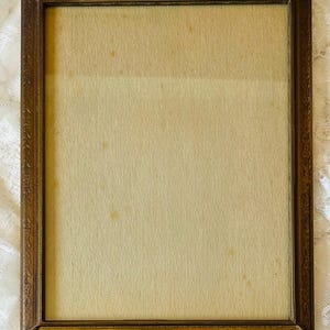 1929 Vintage Brass Frame