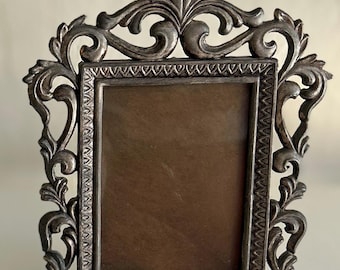 Ornate Victorian Style Small Tabletop Metal Frame