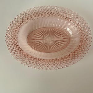 Anchor Hocking “Miss America” Oval Depreasion Glass Bowl