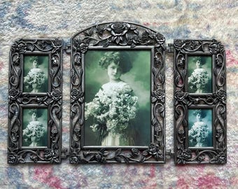 Vintage Victorian Style Tri Fold Frame