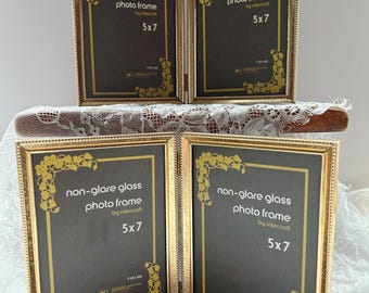 Vintage Gold Metal BiFold Frame