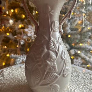 Ceramic Ivory Rose Vase