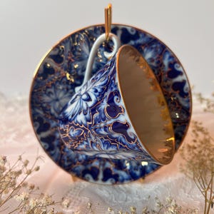 Lomonosov Teacup and Saucer