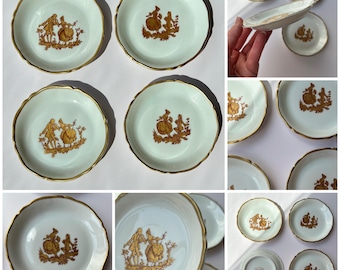 Vintage Limoges France Butter Pats/ Small Dish