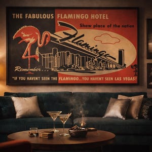 The Flamingo Hotel Vintage Las Vegas - Etsy