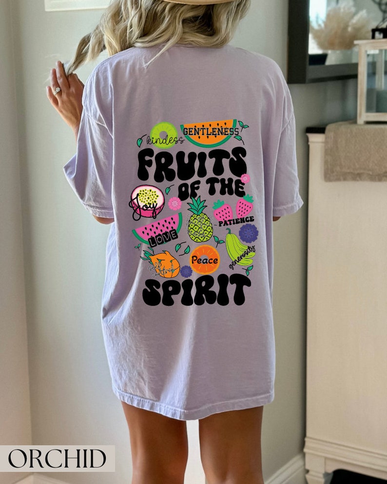 Fruits of the Spirit Comfort Colors® Shirt, Christian Shirts Gifts for ...