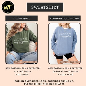 In My Engaged Era Sweatshirt, Comfort Colors® Custom Coquette Bride To Be Crewneck, Wedding Newly Engagement Gift For Fiancee, Bridal Shower image 2