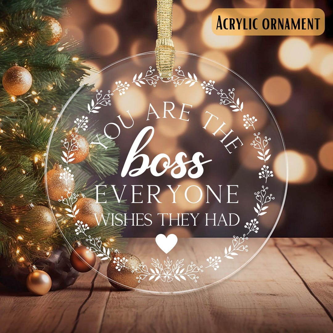 Hotel manager christmas ornament