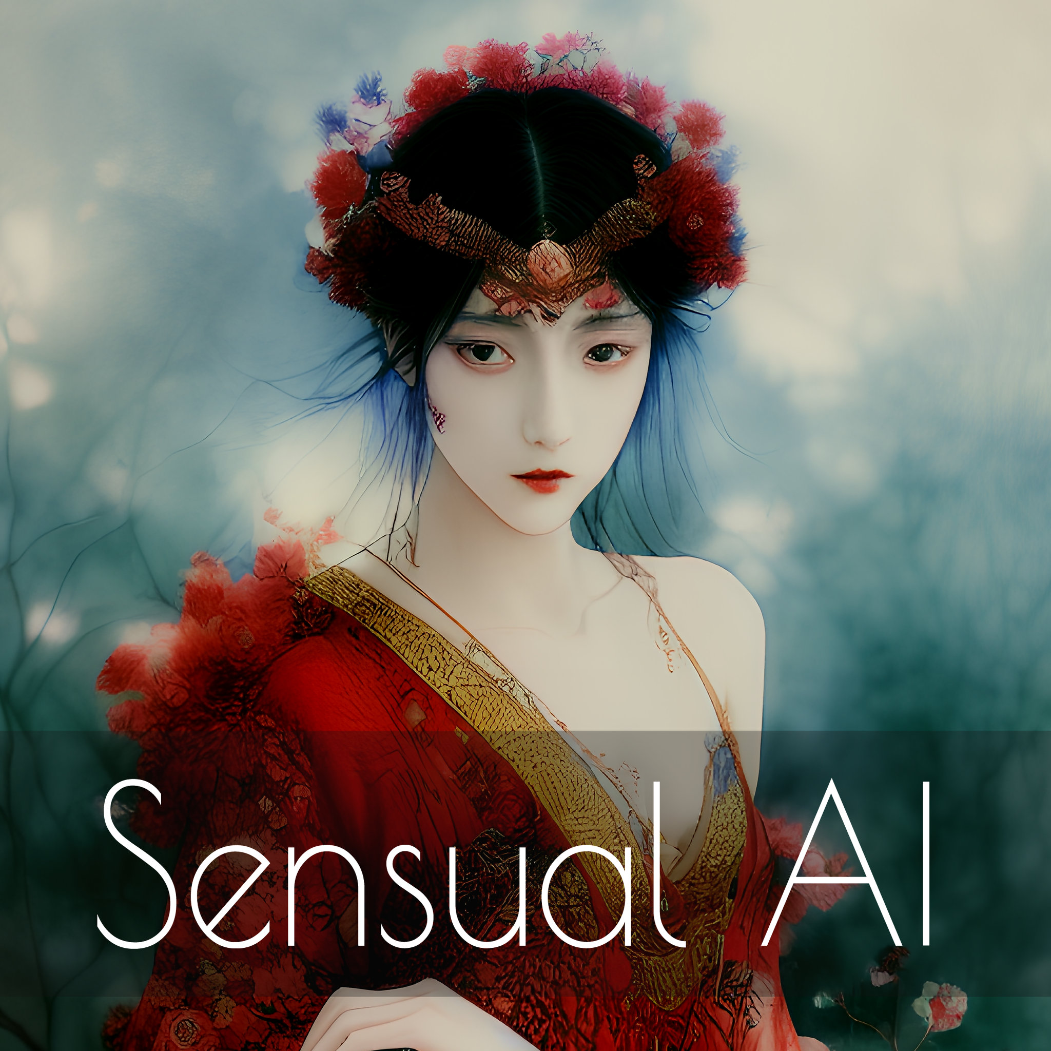 Oriental Nude and Portrait Gift Wall Art Gift Vintage Japanes Nude for Bedroom Sensual Adult