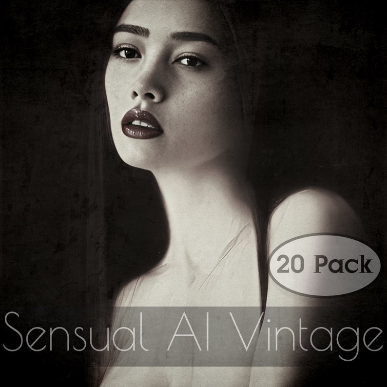 Vintage Ai Art Nude Ai Woman Wall Art Female Black and White - Etsy Canada