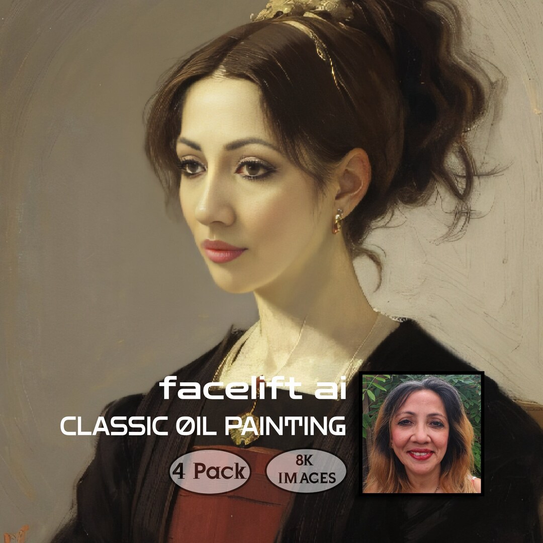 Face Lift to Clasic Oil Paintings Bespoke Portrait Service Etsy UK