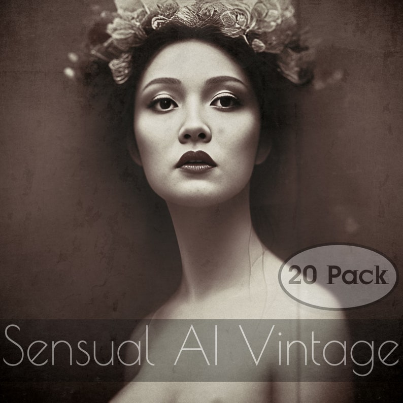 Vintage Nude Photography Gift Ai Woman Wall Art Female Black - Etsy