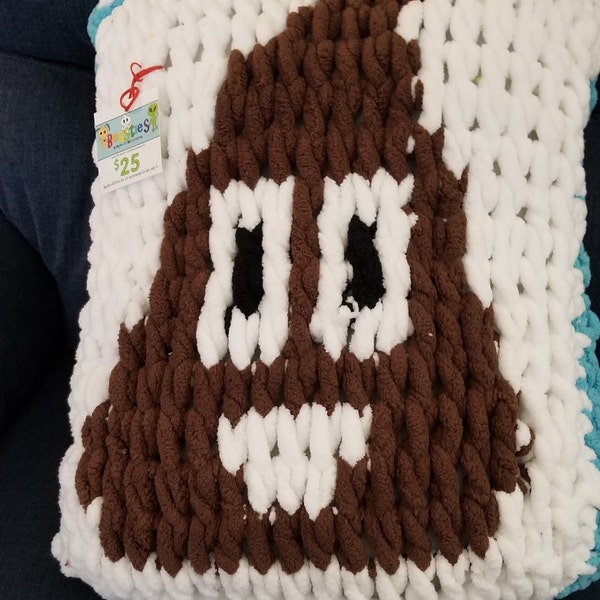 Emoji Poop Pattern Print Bed Set Quilt