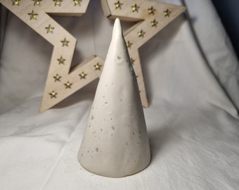 Handmade ceramic Christmas Tree /Speckled handmade ceramic tree/ Ceramic Christmas ornament/ Ceramic Christmas decoration