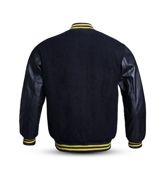 Unisex Varsity Jacket Baseball Letterman Jackets Wool Body Genuine
