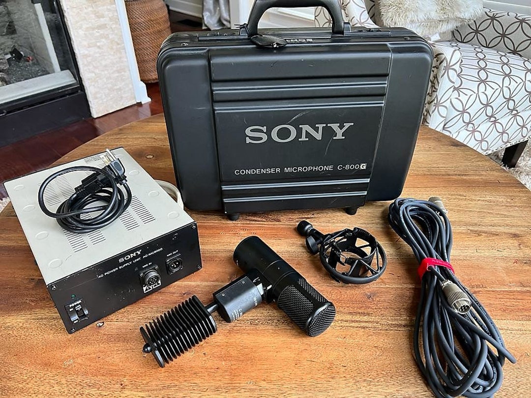 Sony C800G Tube Condenser Microphone Etsy