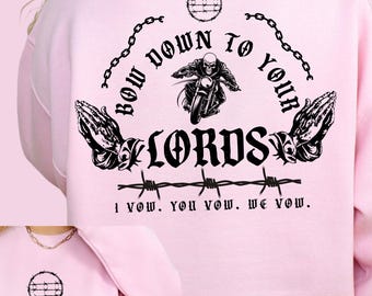 OFFICIALLY LICENSED, Barrington U, LORDS, Shantel Tessier, Ritual, Sinner, Sacrifice, Dark Romance Reader, Book Shirt, Booktok Merch