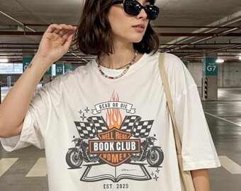 Book Lover, Reader, Book Shirt, Book Merch, Book T-shirt, Romantasy,, Book Club, Gift Reader, Dark Romance, Cowboy Romance, Motorcycle
