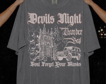 Devils Night Book T-Shirt: Penelope Douglas Dark Romance Merch, Comfort Colors