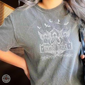 ファンタジー読書家向けTシャツ、ブックグッズ、フォース・ウィング、アコター、スローン・オブ・グラス