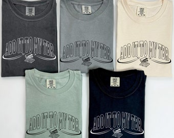 TBRリスト コンフォートカラーズTシャツ：Booktok読者へのギフト