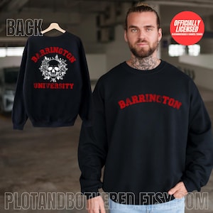 Officially Licensed Barrington U Sweatshirt - Dark Romance Booktok Merch