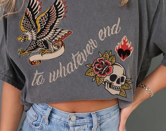 Fireheart Throne of Glass Shirt, Book Merch, To Whatever End, Comfort Colors