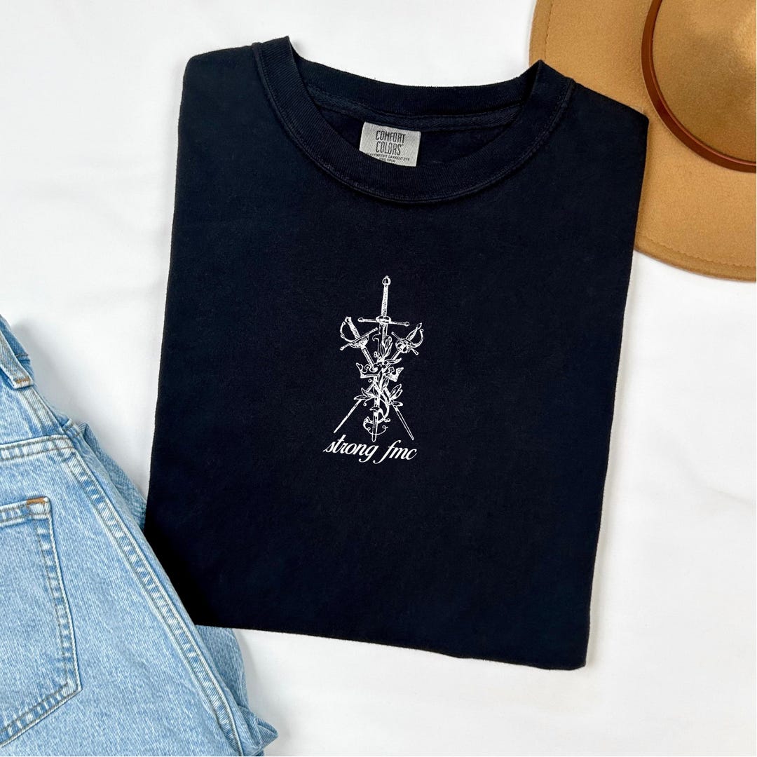 Strong Fmc Romantasy Book Shirt: Strong FMC Sword Design - Comfort Colors Tee - Etsy