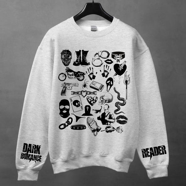 Moletom Dark Romance Reader: Produtos Bookish Smut