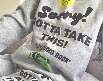 AudioBooks, Book Merch, Reader Sweatshirt, Book Lover Gift, Audio Book Reader