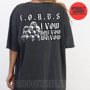 OFFICIALLY LICENSED, LORDS, Ritual, Sinner, Sacrifice, Dark Romance Reader, Book Shirt, Booktok Merch,  Bookish T-shirt, Tbr, Smut