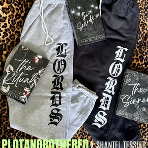 OFFICIALLY LICENSED, LORDS, Ritual, Sinner, Sacrifice, Shantel Tessier, Dark Romance Reader, Sweatpants