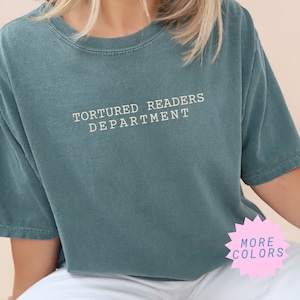 Gequälte Leser Abteilung Shirt - Booktok Reader Comfort Farben Tee