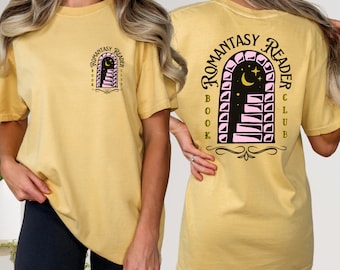ロマンタシーリーダーTシャツ：Booktokグッズ、ブッククラブギフト