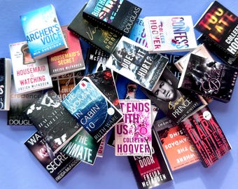 Custom Mini Books ONLY, Kindle Reads, Bookshelf Box, Mini Books, Customizable Bookshelf Decor, TBR List, Miniature Books
