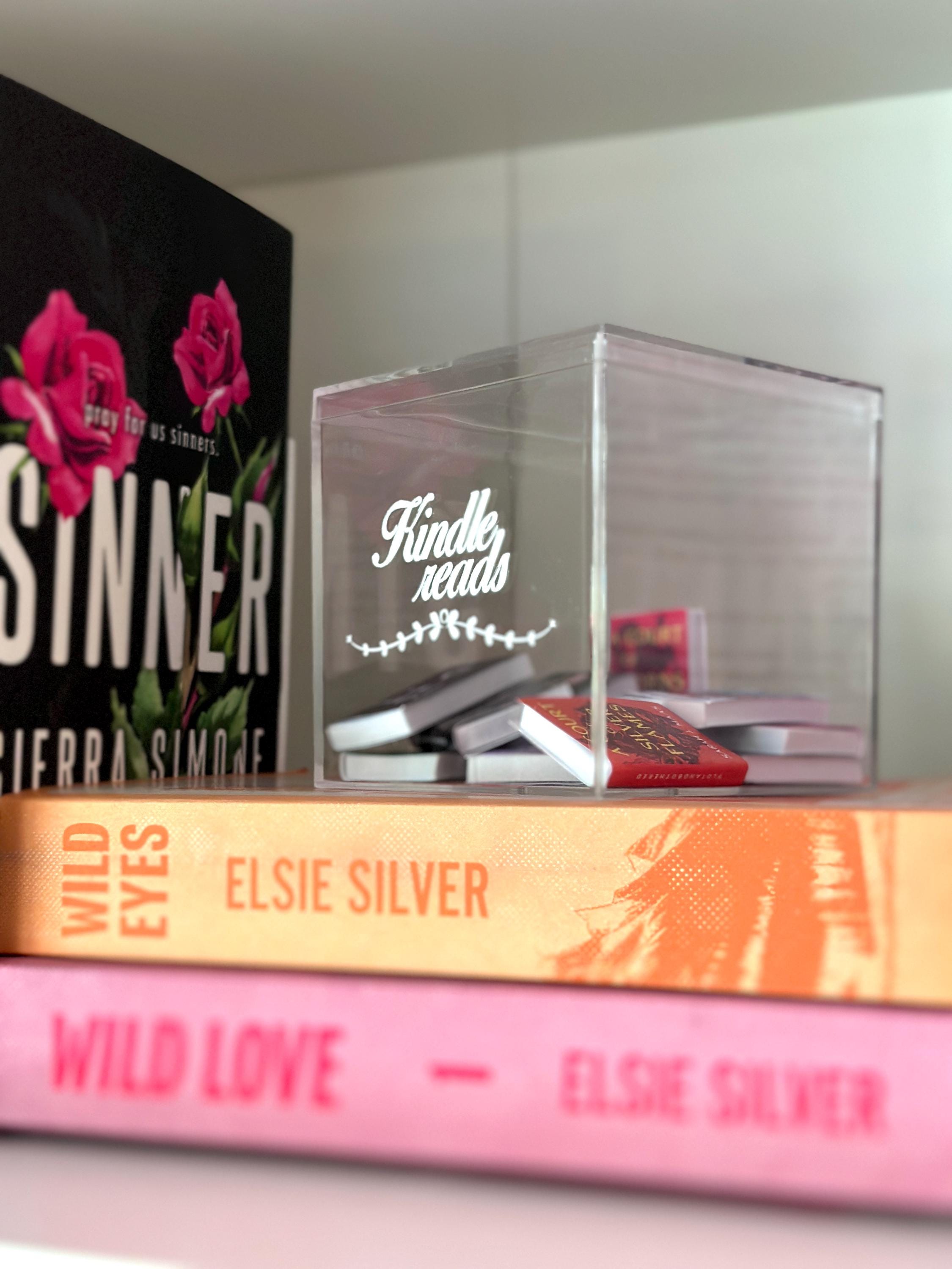Custom Mini Books, Kindle Reads, Bookshelf Box, Mini Book Jar, Customizable Bookshelf Decor, TBR List, Reading Tracker